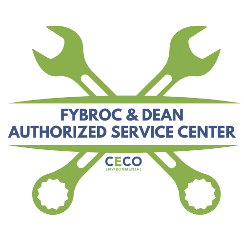 FYBROC & DEAN AUTHORIZED SERVICE CENTER DISTRIBUTOR BADGE